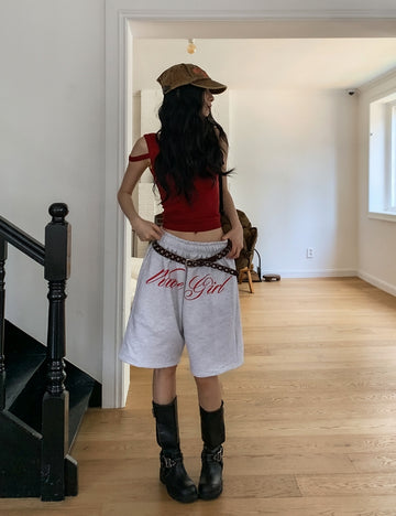 Amiri strap ribbed U-neck sleeveless